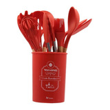 Kit 12 Peças Ke Home Talheres De Silicone Utensílios Cozinha
