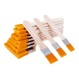 Kit 12 Pincel Trincha Pintura Tinta Óleo Acrílico Aquarela