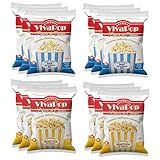Kit 12 Pipocas Prontas 6 Manteiga De Cinema 6 Sabor Doce Com Toque De Sal