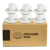 Kit 12 Pires 12 Xícara Café Long Ref 295 Profissional