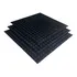 Kit 12 Piso Pastilhado 50x50cm Piso Moeda Bolha Preto