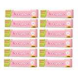 Kit 12 Pomadas Para Prevenção De Assaduras Babymed Rosa 45g