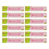 Kit 12 Pomadas Para Prevenção De Assaduras Babymed Rosa 45g
