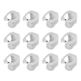 Kit 12 Porta Copo Lata Retrátil Dobrável Barco Lancha Branco