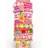 Kit 12 Pulseira Infantil Elástico Colorido