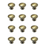 Kit 12 Puxadores Provençal Lille Antique 29mm P Moveis