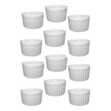 Kit 12 Ramekin Grande Gateau 200 Ml Porcelana