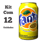Kit 12 Refrigerante Fanta Maracuja 350ml