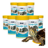 Kit 12 Reptolife Baby 25g Ração Tartaruga Filhote Alcon Pet