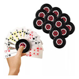 Kit 12 Suporte Segurador Para Baralho E Cartas Magicard