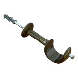 Kit 12 Suporte Simples Comum 28mm Para Cortina
