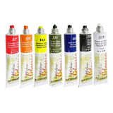 Kit 12 Tinta A Óleo Oil Colors Classic Original Acrilex 20ml