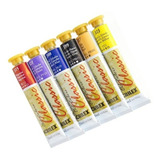 Kit 12 Tintas A Óleo Oil Colors Classic Bisnaga 20ml Acrilex