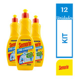 Kit 12 Tira Manchas Semorin Pré lavagem Líquido Frasco 500ml