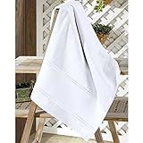 Kit 12 Toalhas Lavabo Dohler Velour Artesanalle Para Ponto Russo E Pintura -Branco-