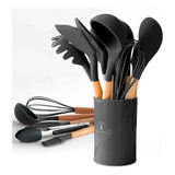 Kit 12 Utensilios Silicone Utensílios De Cozinha Conjunto