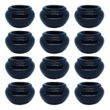 Kit 12 Vasinhos Cerâmico Esmaltado Para Suculentas Mini Vaso