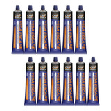 Kit 12 Veda Escape Junta Vedação Furo Junção Frange Carro