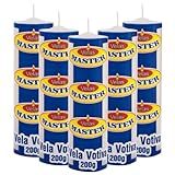 Kit 12 Vela De 7 Dias Votiva 200g Branca 100  Parafina Pura
