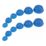 Kit 12 Ventosa Silicone Alivia Dor Cupping Atletismo Músculo