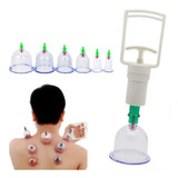Kit 12 Ventosa Terapia P Massagem Acupuntura Estética
