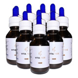 Kit 12 Vita Fios Crescimento Capilar barba sobrancelha