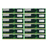Kit 12 X Memória 16gb Para Servidor Dell R410 R610 R710 R810