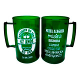 Kit 120 Canecas De Chopp 300ml Acrílico Personalizados
