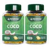 Kit 120 Cápsulas Oléo De Coco Extra Virgem 1450mg Natunectar
