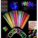 Kit 120 Itens Festa Neon Brilha