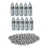 Kit 1200 Esferas Aço Níquel 4 5mm 10 Cilindro Co2 Lubrif