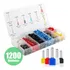 Kit 1200 Unidades Terminal Tubular Ilhós Para Fio Fino 0 5mm A 10mm Exbom