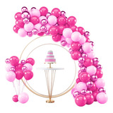Kit 125 Balões Bexiga Rosa Claro Pink Rosa Metalizado