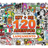 Kit 128 Adesivos Moto Bike Carro