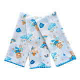 Kit 12un Paninho Boca Toalha Fraldinha Algodão Menino Menina