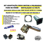 Kit 12v Adaptação Freio Motor Ford Cargo Vw 4 Pol 10mm