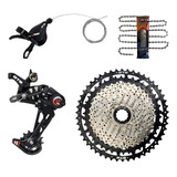 Kit 12v Grupo Transmissão Gts Cassete 11 50 Corrente