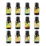 Kit 12x Essencias Premium Hidrossolúvel Umidificador Difusor