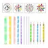 Kit 13 Boleadores Em Acrílico Para Pontilhismo Mandala