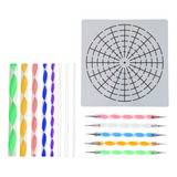 Kit 13 Boleadores Para Pontilhismo Com Gabarito Para Mandala