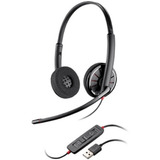 Kit 13 Headset Biauricular Usb Voip C320 m Plantronics
