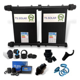 Kit 13 Placas 3mt 16 000 Lts Aquecedor Solar Piscina Rosca F