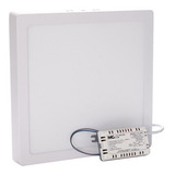 Kit 13 Plafon Led 18w Frio Quadrado Sobrepor Margirius