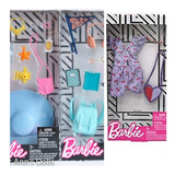 Kit 13 Roupinha Barbie P boneca Acessórios sapato Mattel