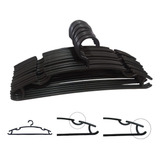 Kit 130 Cabides Preto Adulto