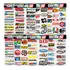 Kit 132 Adesivos Motocross Chevette L, Future 125 8 Carte M1