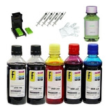 Kit 1350ml Tinta Recarga Cartucho Compatível Impressora Hp