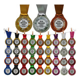 Kit 136 Medalhas Personalizadas