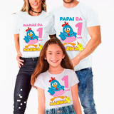 Kit 14 Pçs Camisetas Galinha Pintadinha
