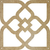 Kit 14 Placa Painel Decorativo Cobogó Vazado Mdf Cru 45x45